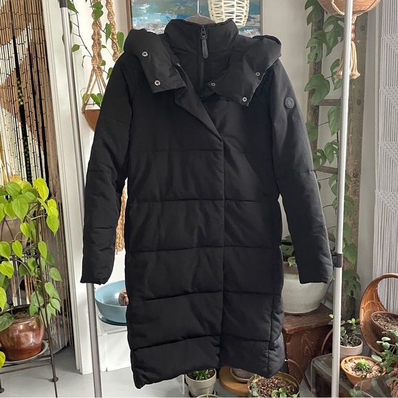 NWOT French Connection Water Resistant Relaxed Fit Pillow Collar Puffer Coat - Picture 1 of 12